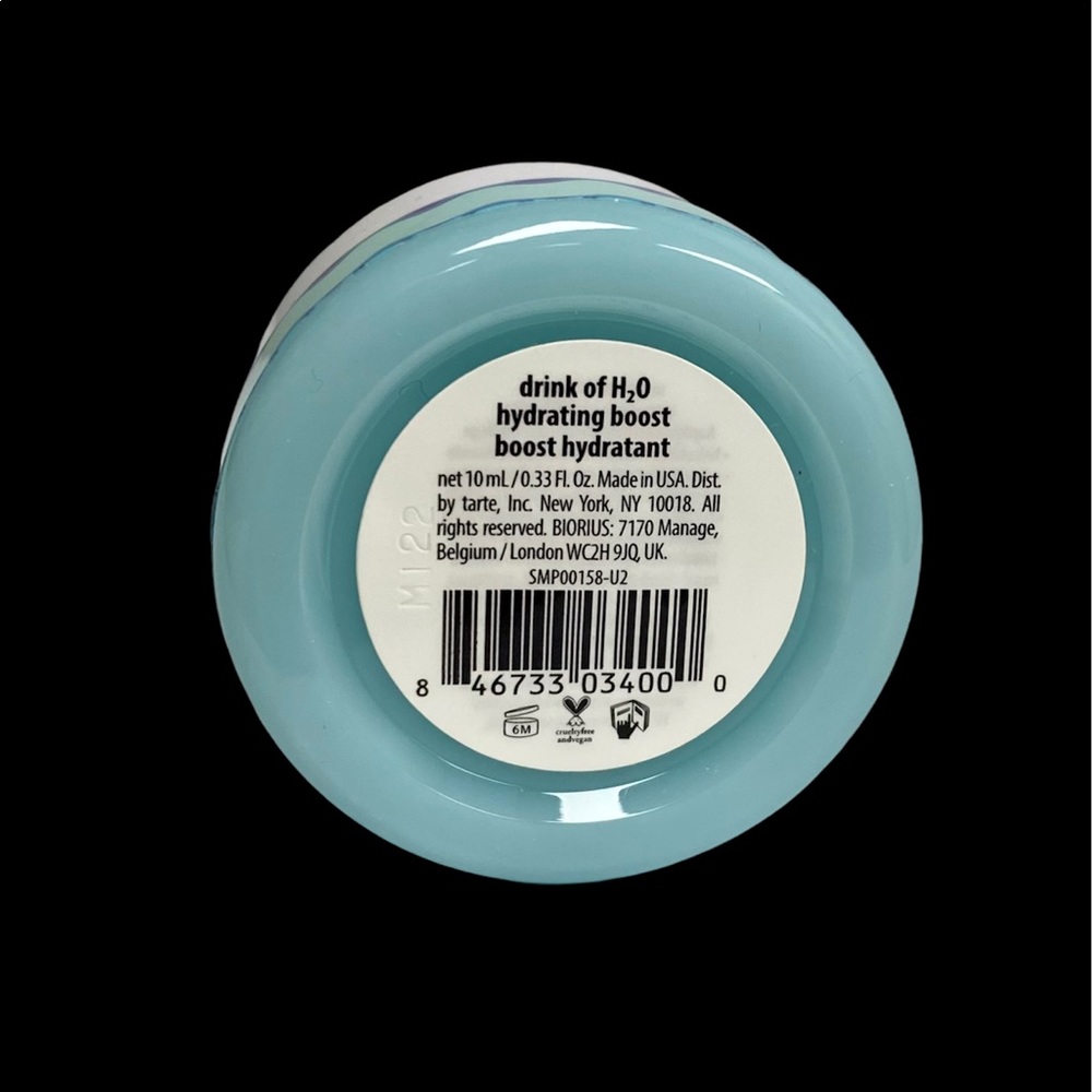 Tarte Drink Of Water H2O Hydrating Boost Cream For Face Mini Sz 10 mL / 0.33 oz. - Picture 7 of 7